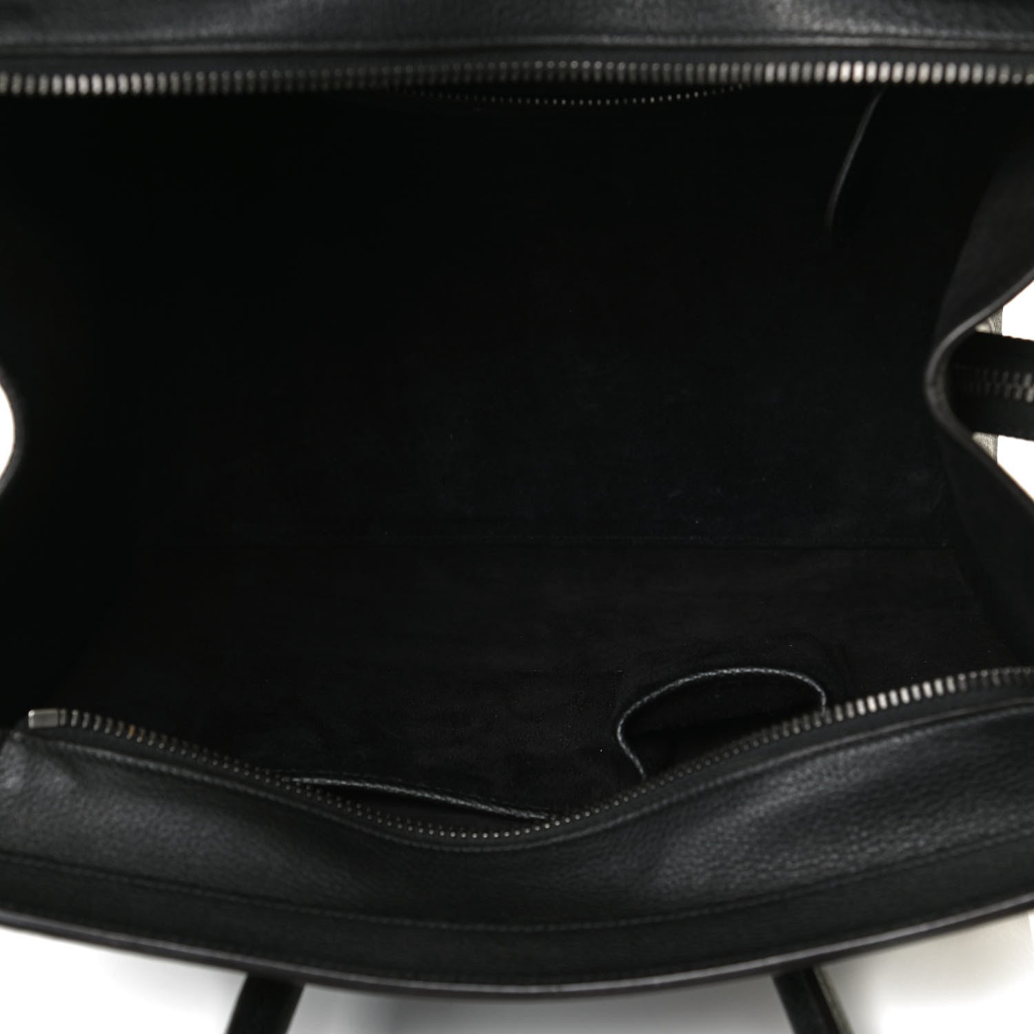 Celine Drummed Calfskin Mini Luggage Black 9 of 14
