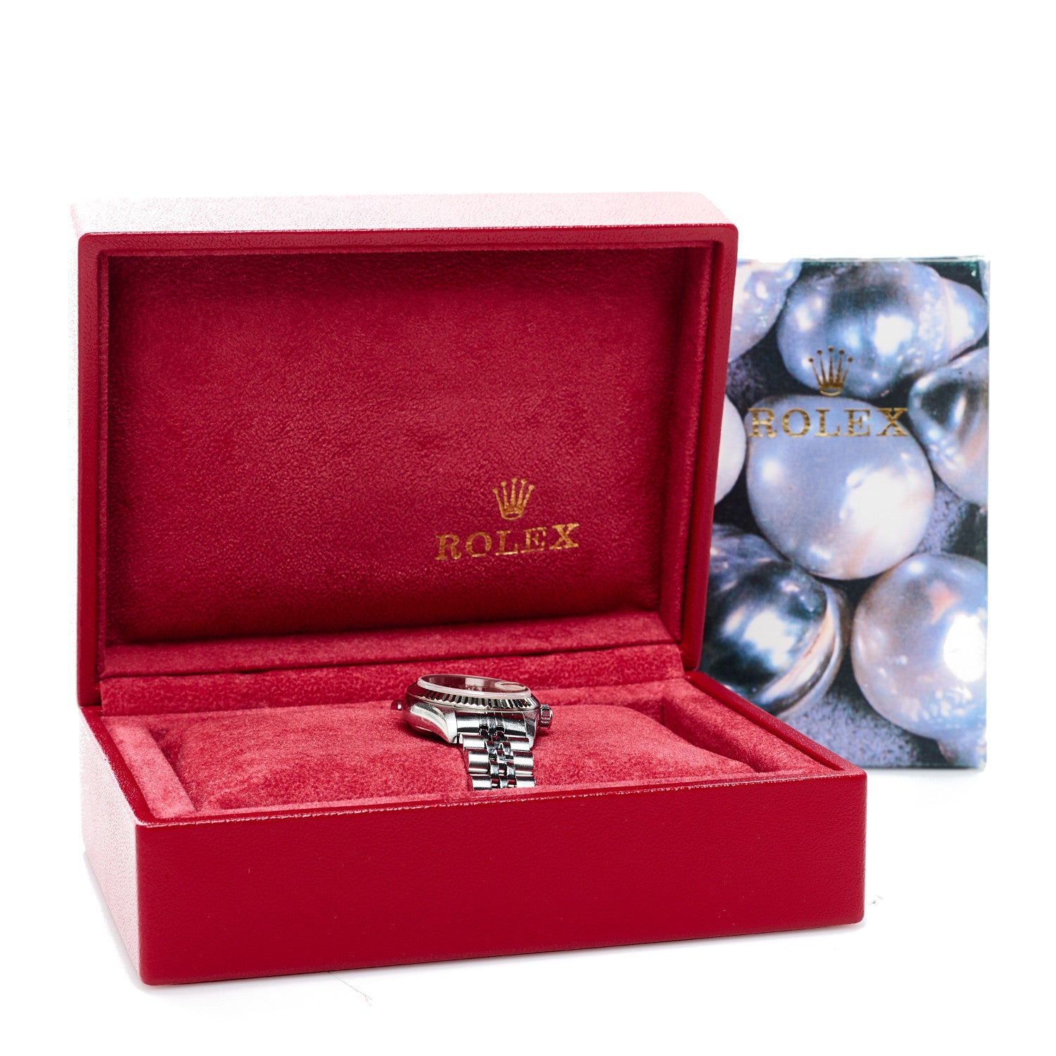 Rolex Stainless Steel 18K White Gold 26mm Oyster Perpetual Datejust Watch Havana Roman 79174 5 of 5