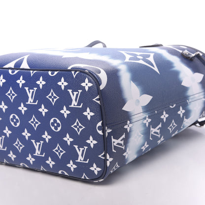 Louis Vuitton Monogram Escale Neverfull MM Blue 11 of 11