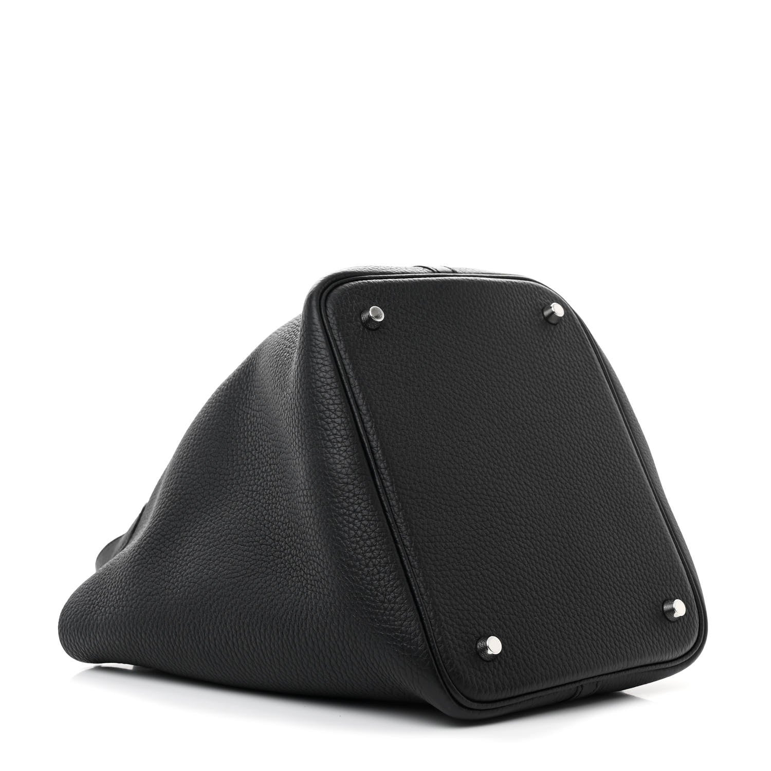 Hermes Taurillon Clemence Picotin Lock 22 MM Black 4 of 11
