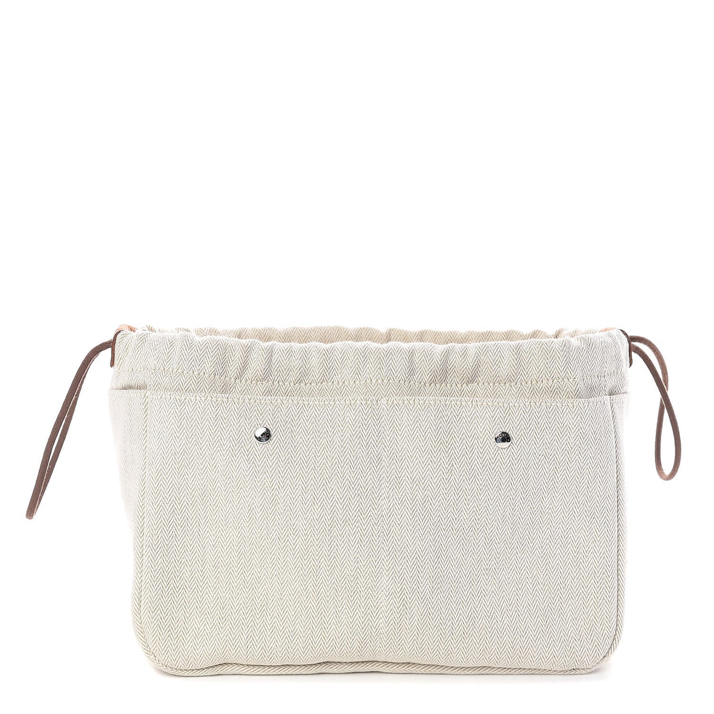 Canvas Barenia Fourbi 25 MM Pouch Naturel Fauve