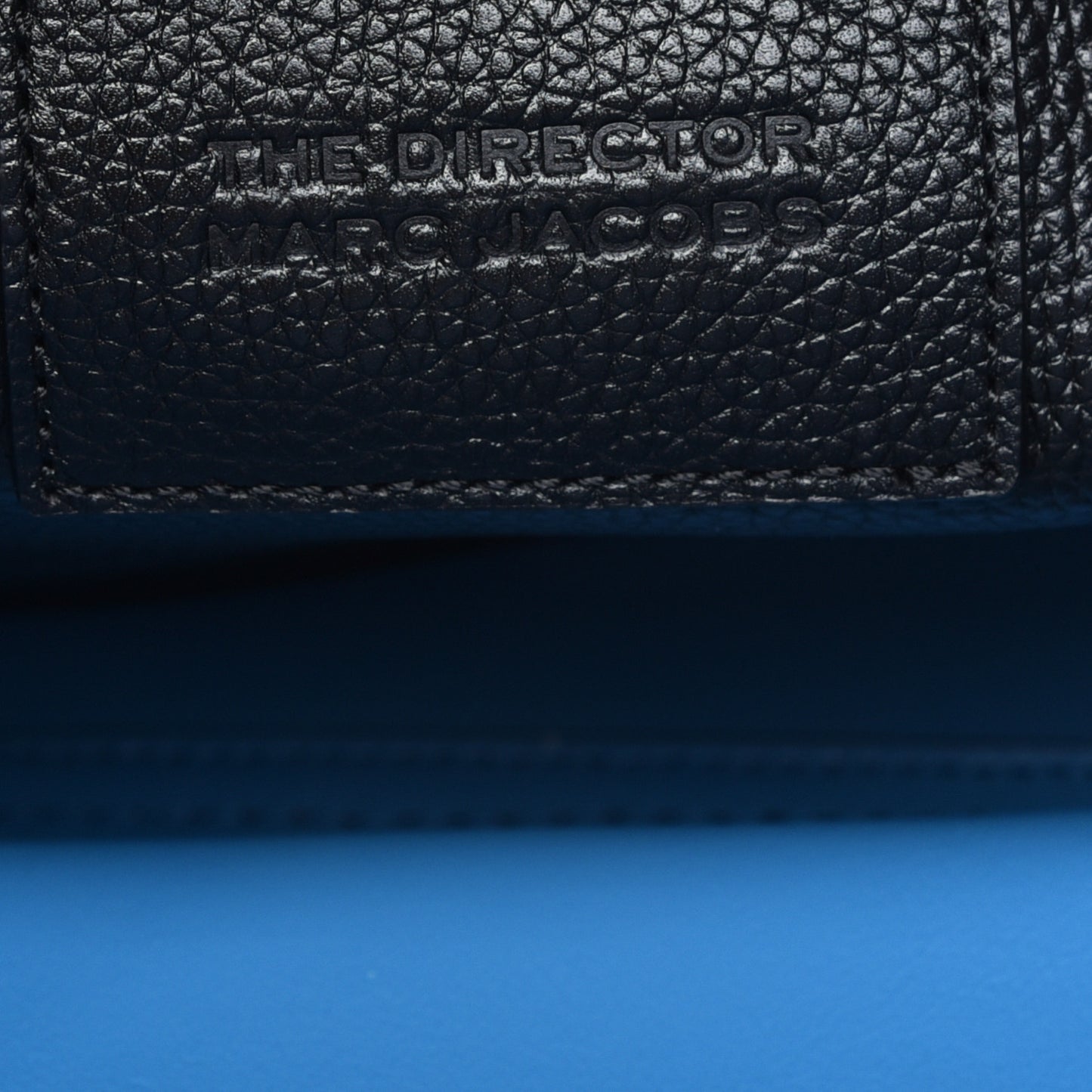 Grained Calfskin The Director Tote Black
