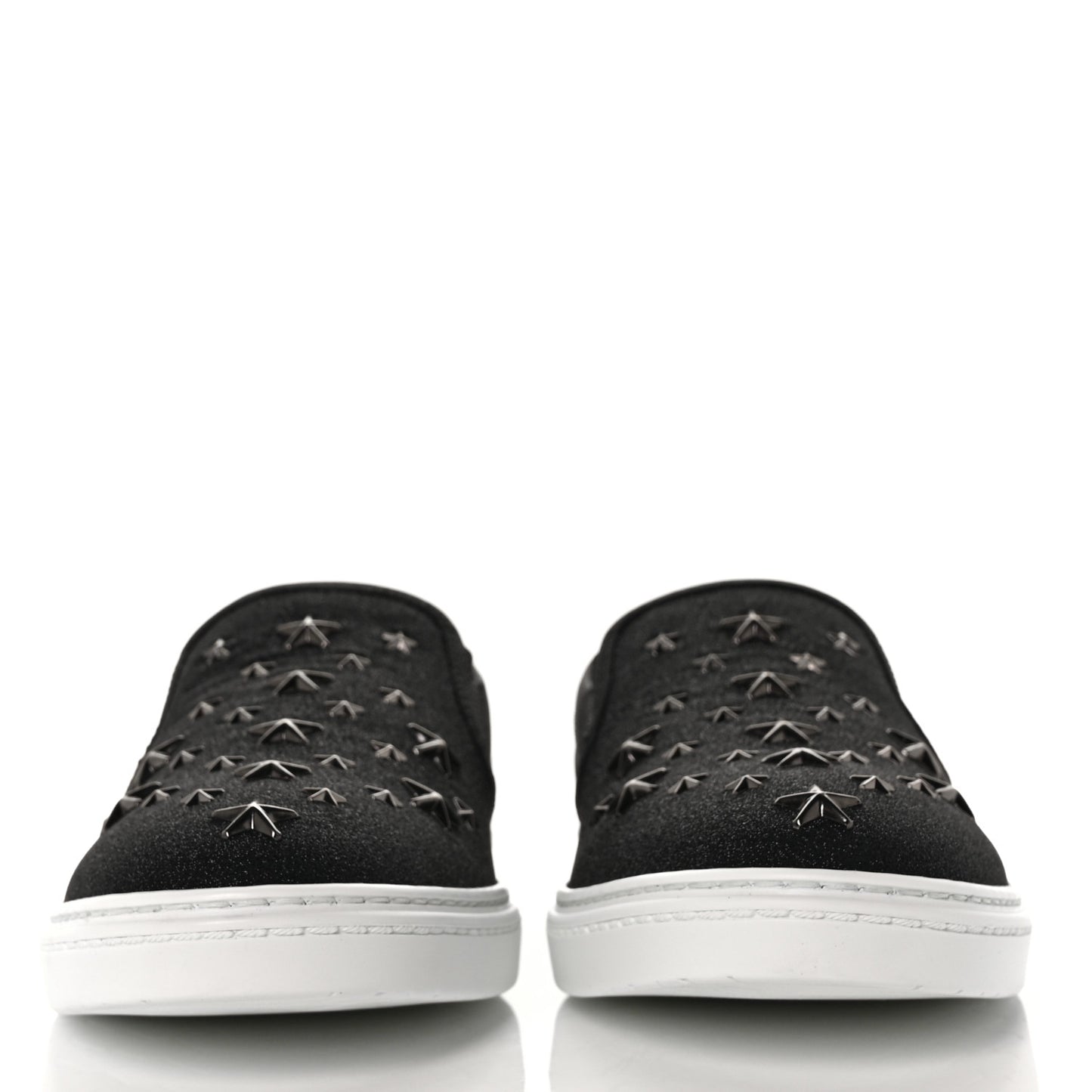Fine Glitter Suede Mens Grove Sneakers 42 Black
