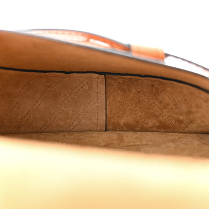 Loewe Calfskin Marine Stripe Small Gate Crossbody Bag Tan 5 of 9