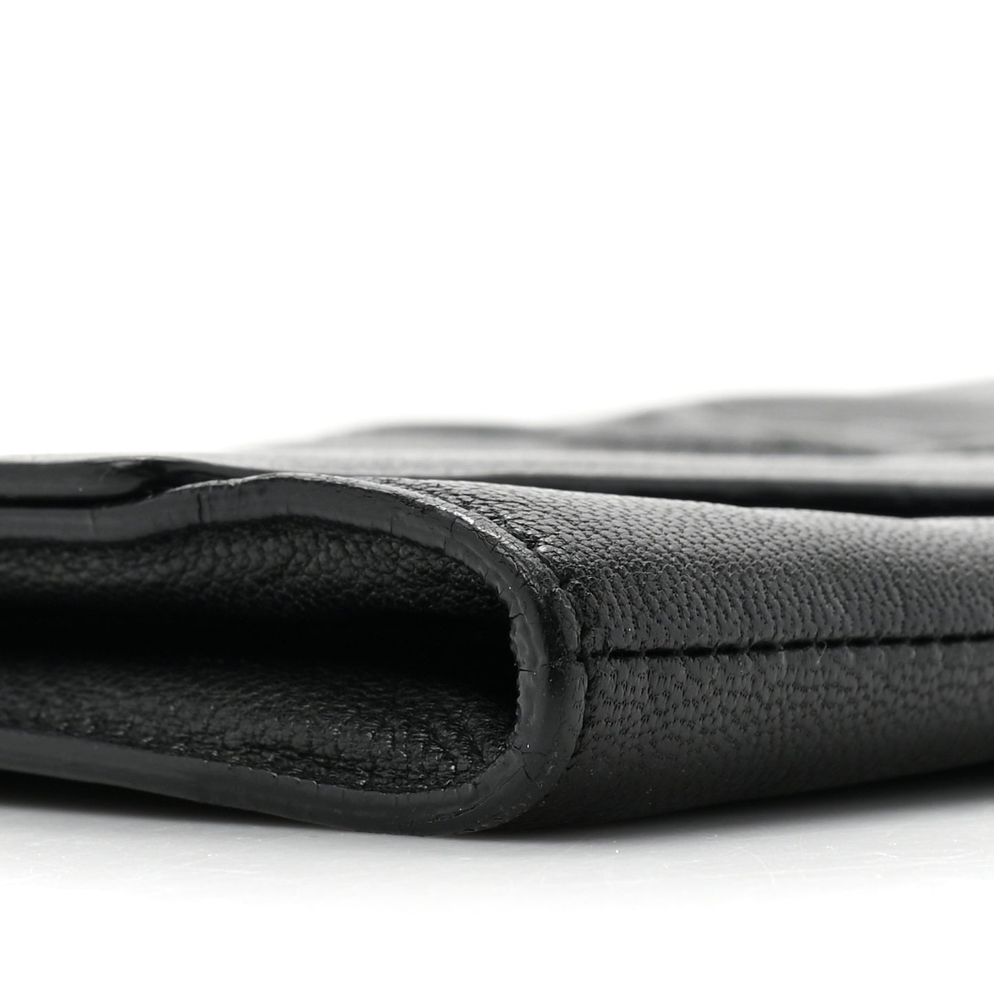 Calfskin Monogram Large Belle De Jour Clutch Black