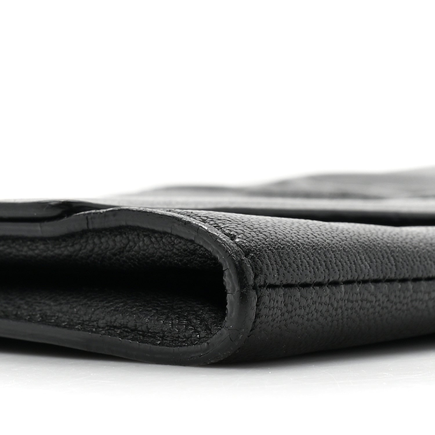 Saint Laurent Calfskin Monogram Large Belle De Jour Clutch Black 7 of 14