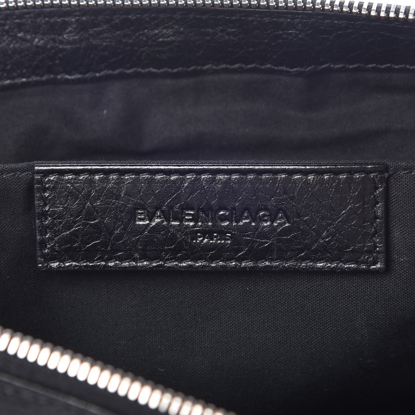 Agneau Arena Classic Hardware Large Clip Black