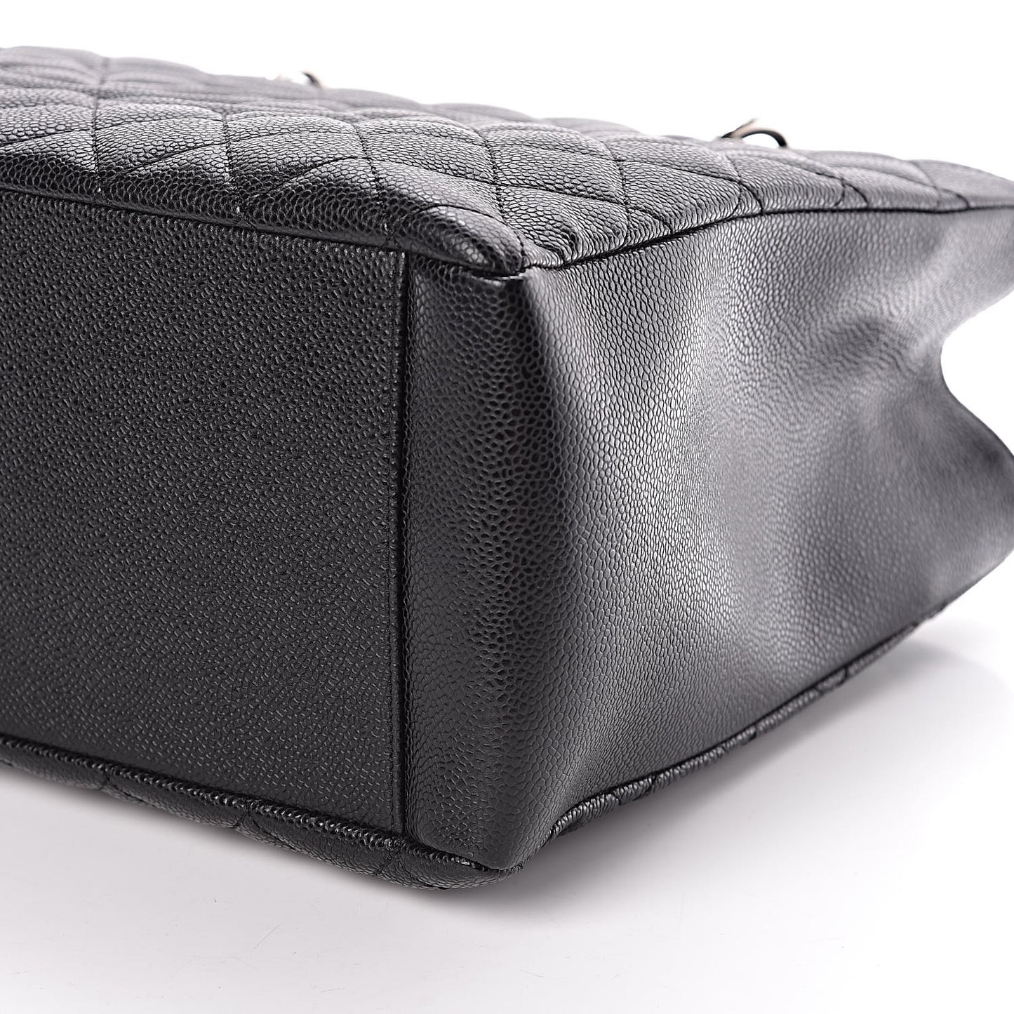 Caviar Quilted Grand Shopping Tote GST Black