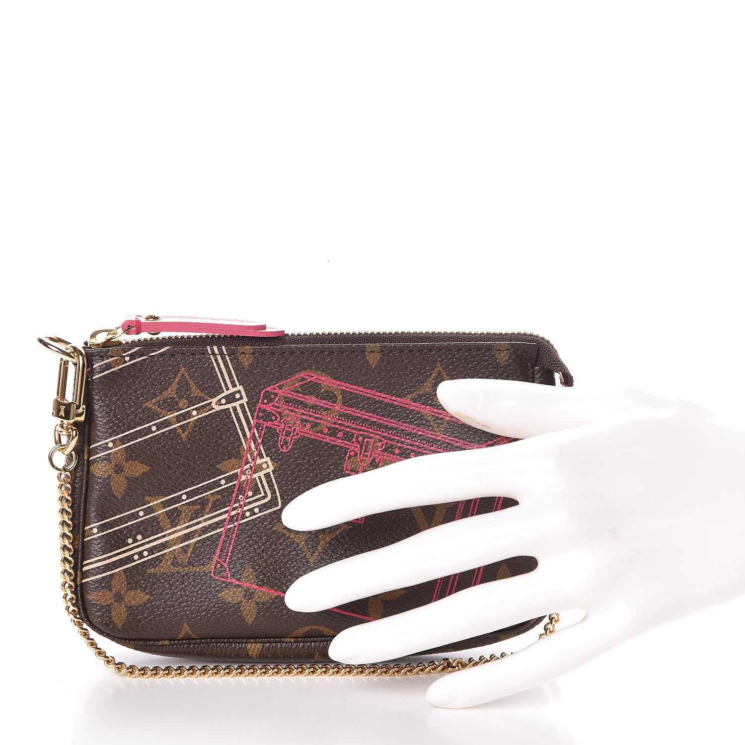 Louis Vuitton Monogram 2014 Christmas Animation Mini Pochette Accessories 2 of 7