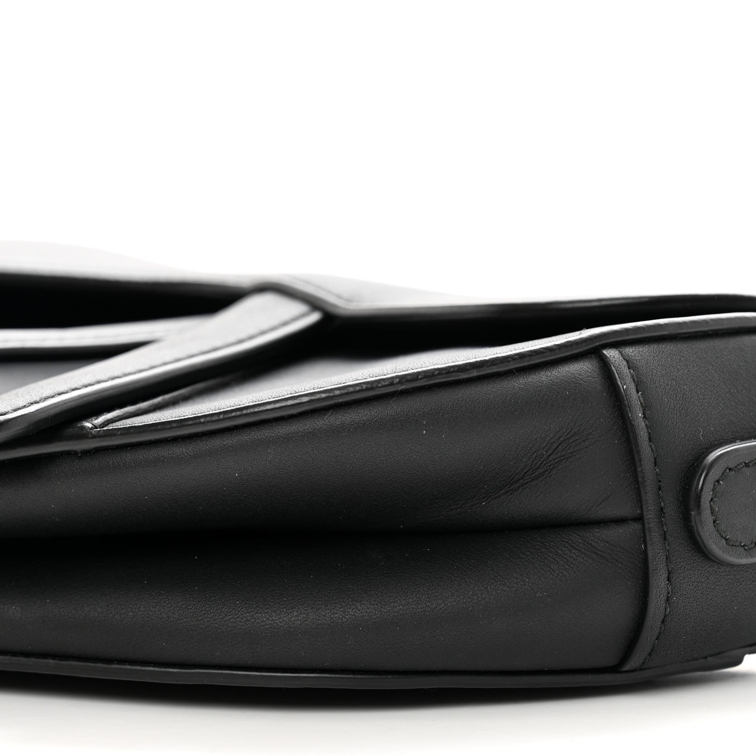 Christian Dior Ultra Matte Calfskin Mini Saddle Bag Black 8 of 10