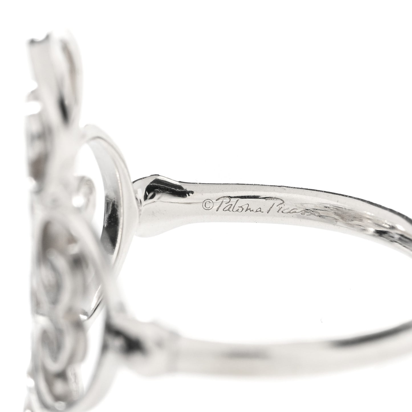 Sterling Silver Paloma Picasso Venezia Goldoni Quadruplo Ring 54 6.75