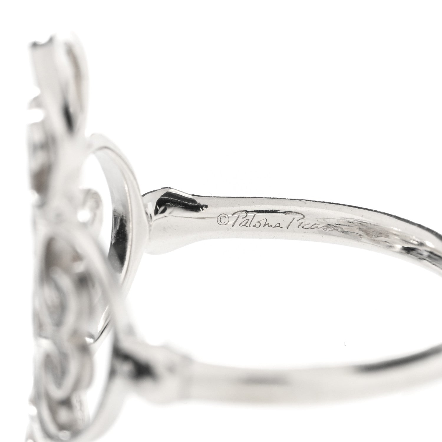 Tiffany Sterling Silver Paloma Picasso Venezia Goldoni Quadruplo Ring 54 6.75 3 of 3