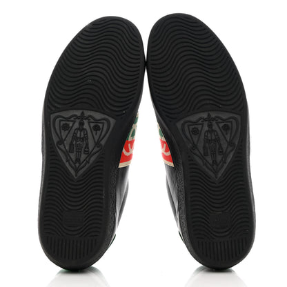 Gucci Calfskin Web Interlocking G Mens Ace Sneakers 9 Black 5 of 15