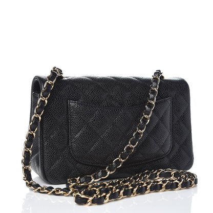 Chanel Caviar Quilted Mini Rectangular Flap Black 3 of 8