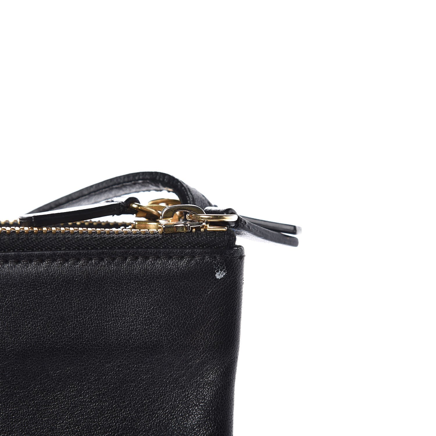 Celine Lambskin Large Trio Crossbody Bag Black 13 of 13