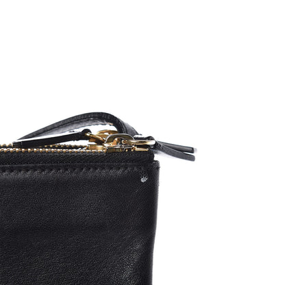 Celine Lambskin Large Trio Crossbody Bag Black 13 of 13