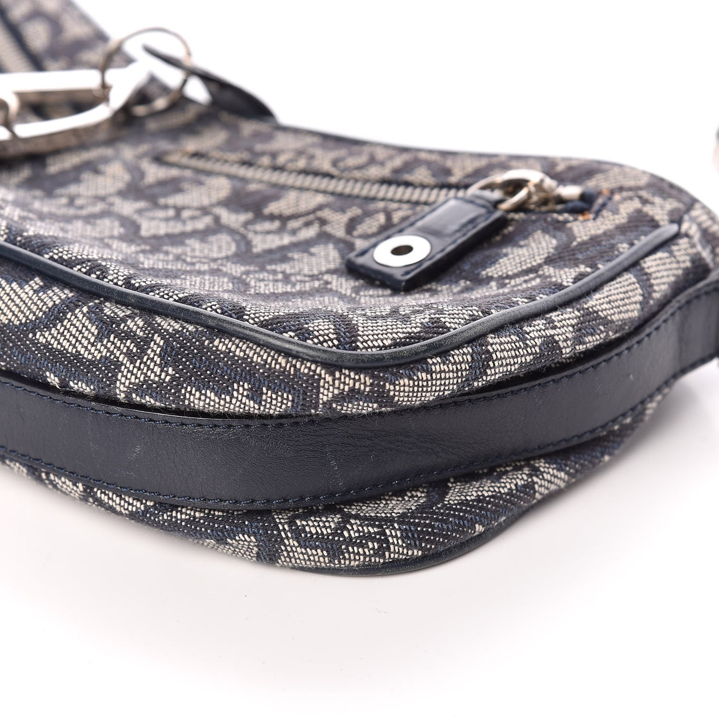 Monogram Charm Shoulder Bag Navy