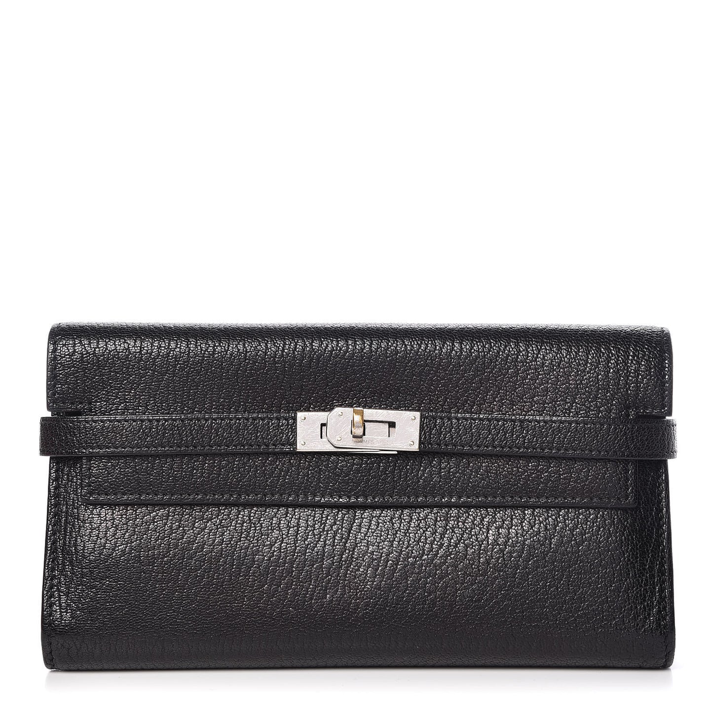 Chevre Mysore Kelly Longue Wallet Black