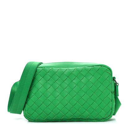 Bottega Veneta Calfskin Intrecciato Small Camera Bag Parakeet 1 of 10