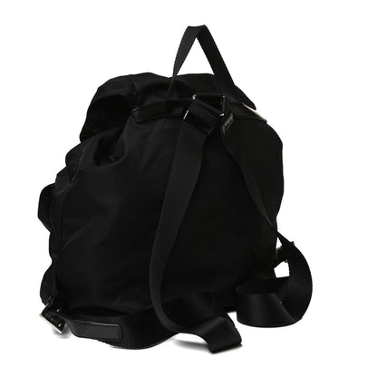 Prada Tessuto Nylon Saffiano Medium Backpack Black 3 of 17