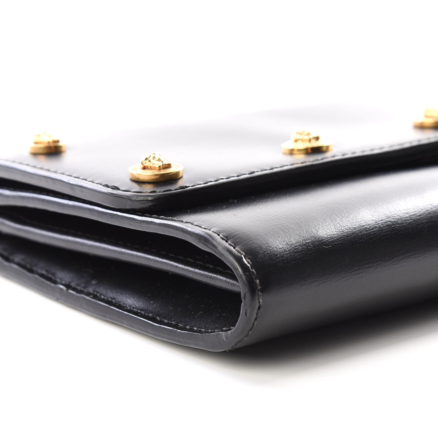 Versace Calfskin Medallion Tribute Crossbody Black 5 of 13