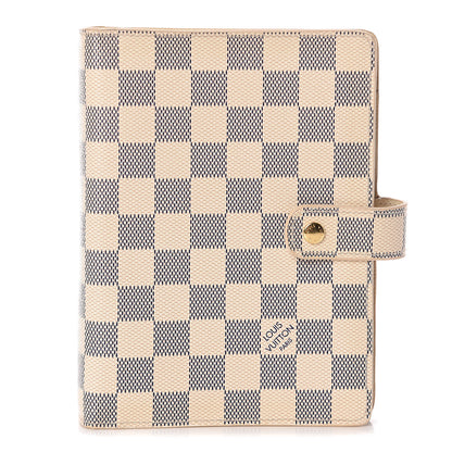 Louis Vuitton Damier Azur Medium Ring Agenda Cover 1 of 8