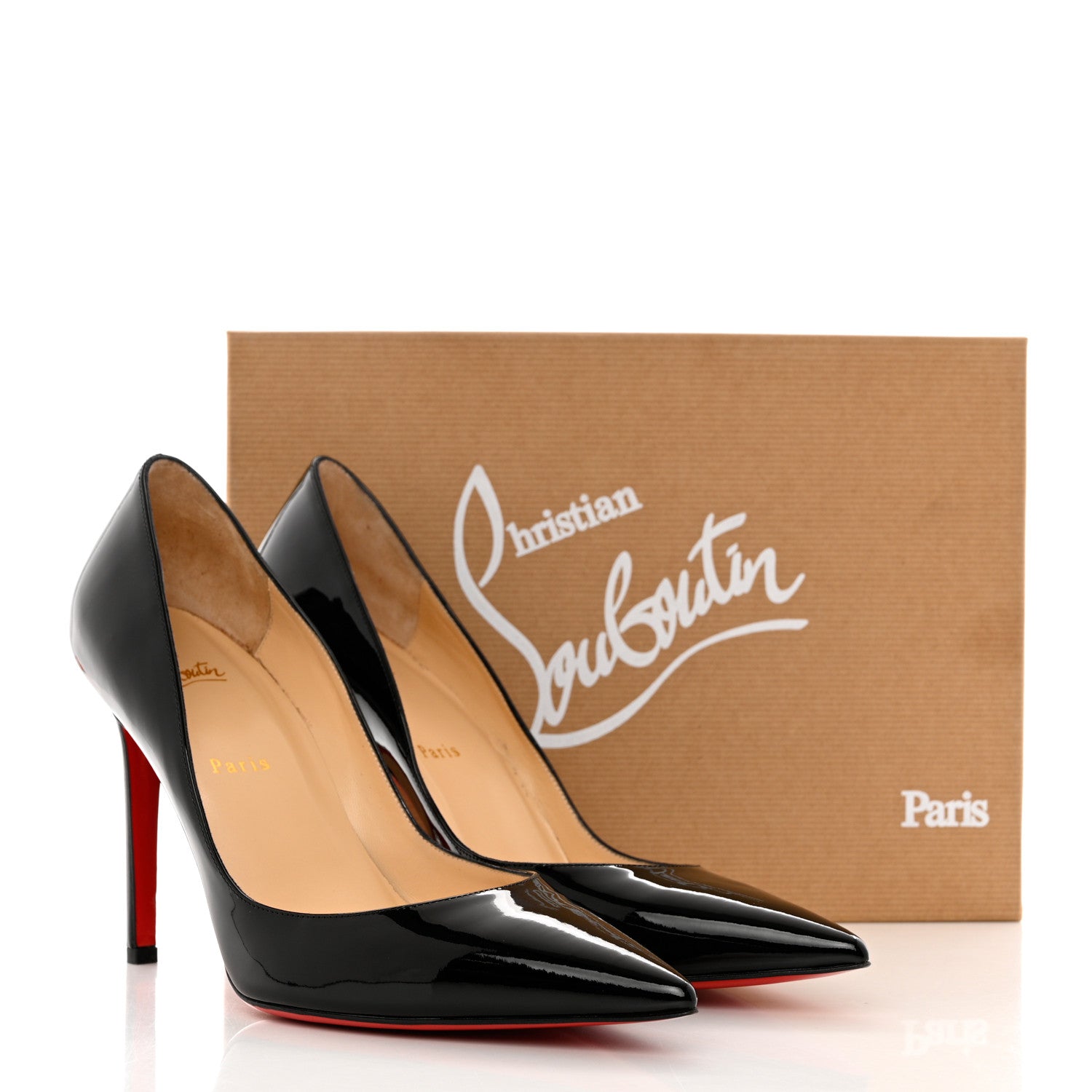 Christian Louboutin Patent New Decoltissimo 100 Pumps 40.5 Black 6 of 9