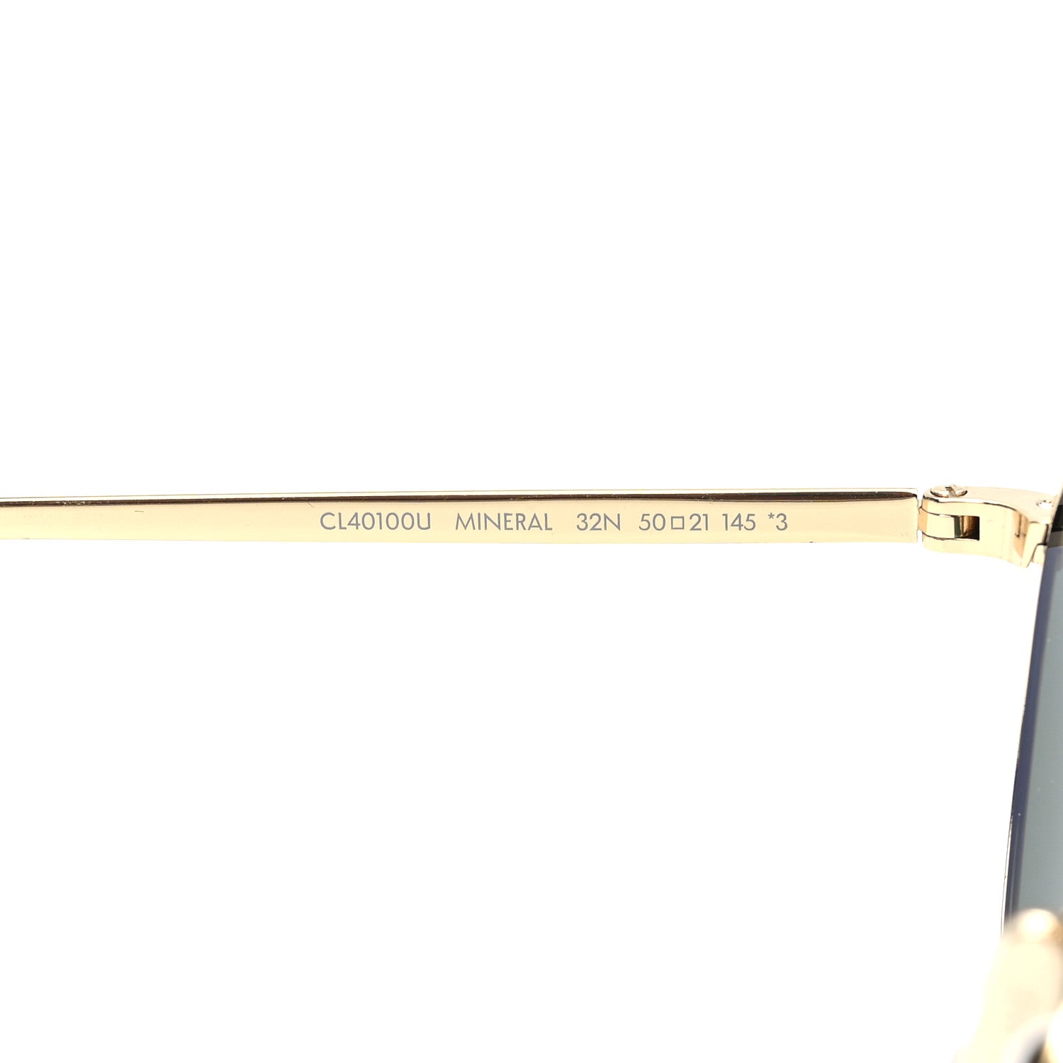 Celine Metal Round Sunglasses CL40100U Gold 6 of 6