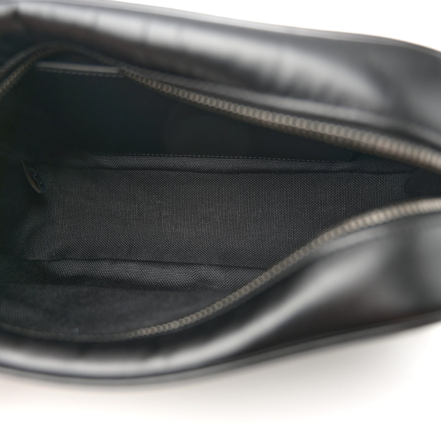 Calfskin Matelasse Monochrome Small GG Marmont Chain Shoulder Bag Black