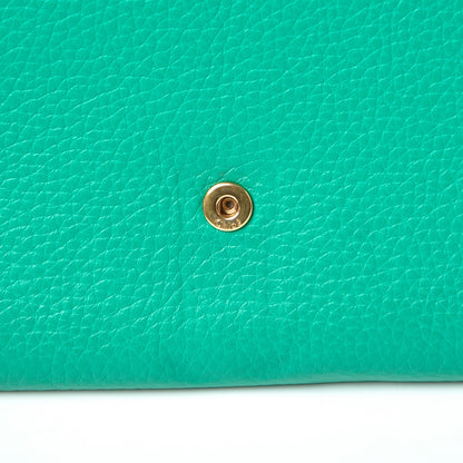 Chloe Calfskin Marcie Continental Flap Wallet Jade Green 8 of 10