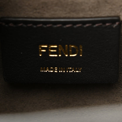 Fendi Vitello Liberty F is Fendi Bi-Color FF 1974 Embossed Mini Mon Tresor Bucket Bag Maya Black 6 of 10