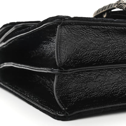 Gucci Velvet GG Monogram Small Dionysus Shoulder Bag Black 9 of 10
