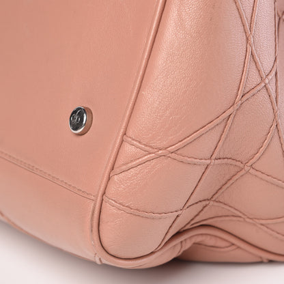 Christian Dior Lambskin Cannage Granville Polochon Bois de Rose 14 of 17