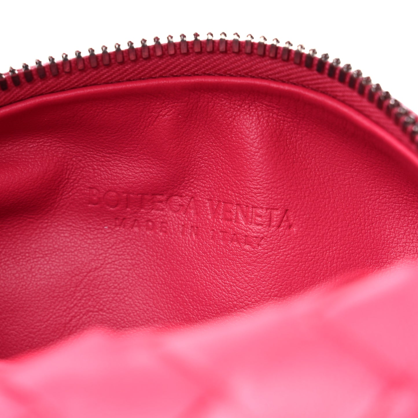 Nappa Intrecciato Mini Jodie Cranberry