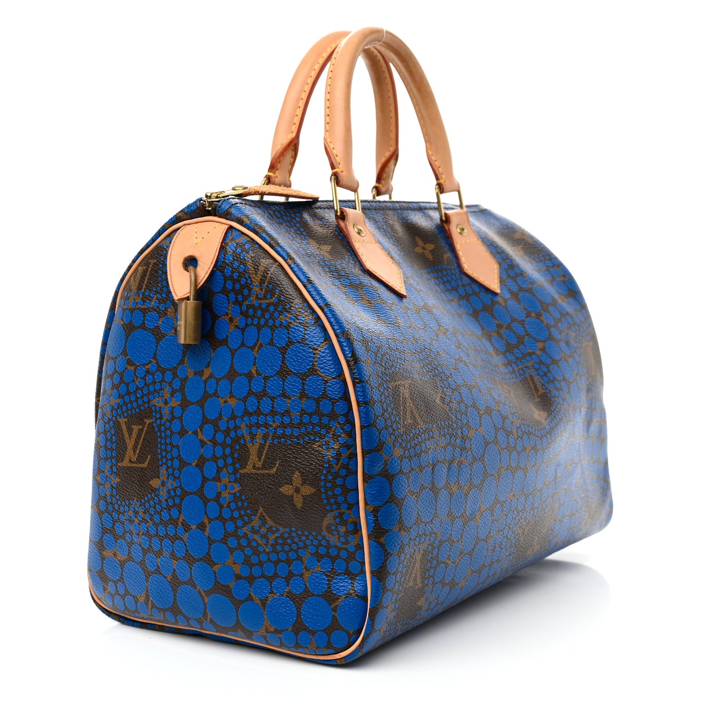 Monogram Kusama Town Speedy 30 Blue