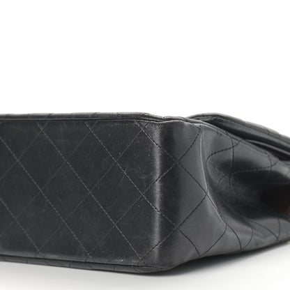 Chanel Lambskin Quilted Jumbo Double Flap Black 9 of 19