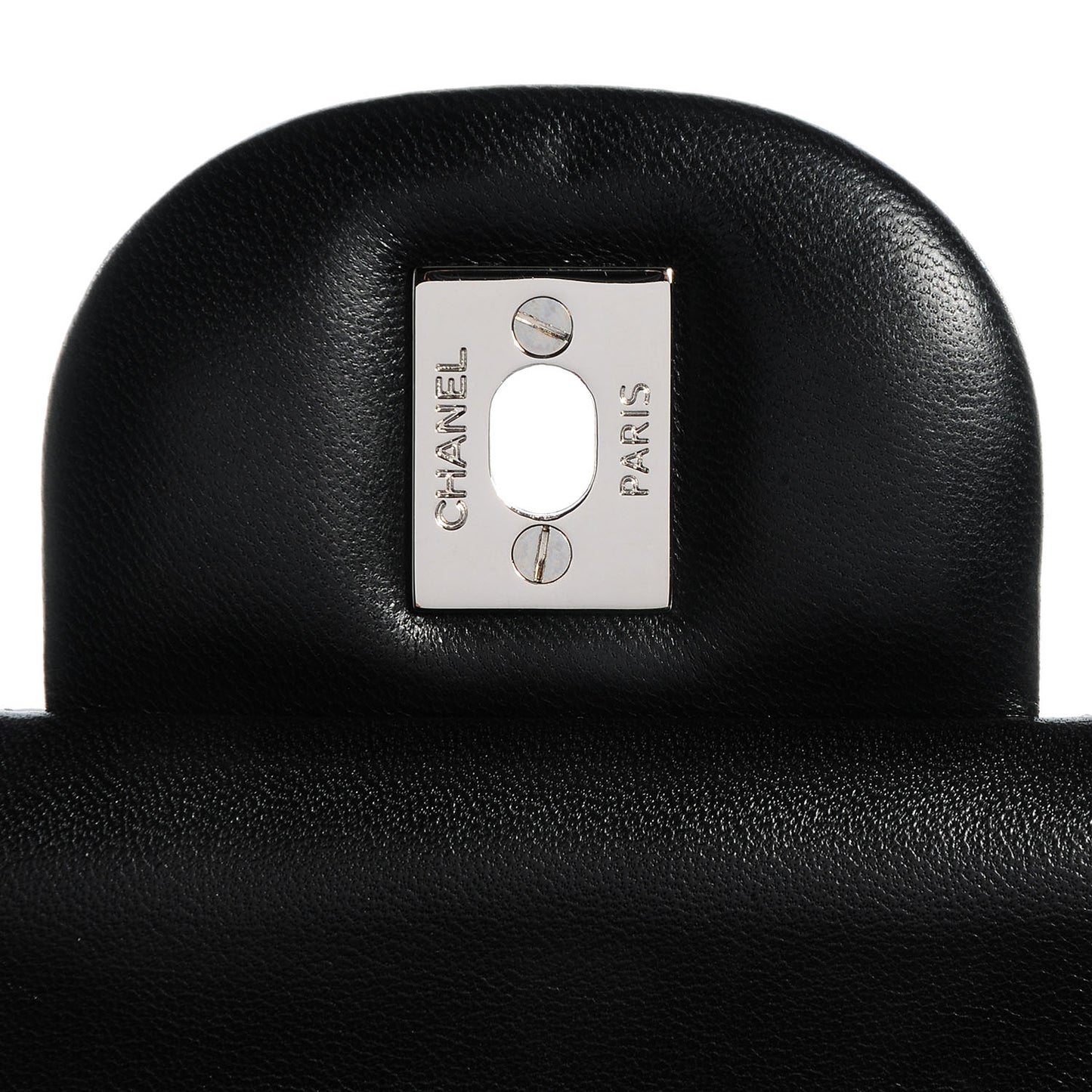 Patent Jumbo Double Flap Black