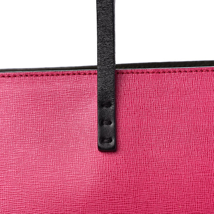 Fendi Vitello Elite Cuoio Monster Buggies Medium Roll Tote Ciclamino Black Multicolor Verde Prato 10 of 12