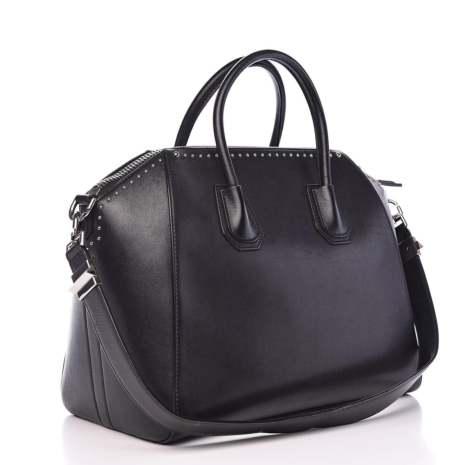 Givenchy Calfskin Medium Studded Antigona Black 3 of 20
