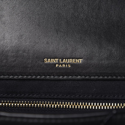 Saint Laurent Lambskin Patchwork Monogram Large Jamie Black 7 of 17