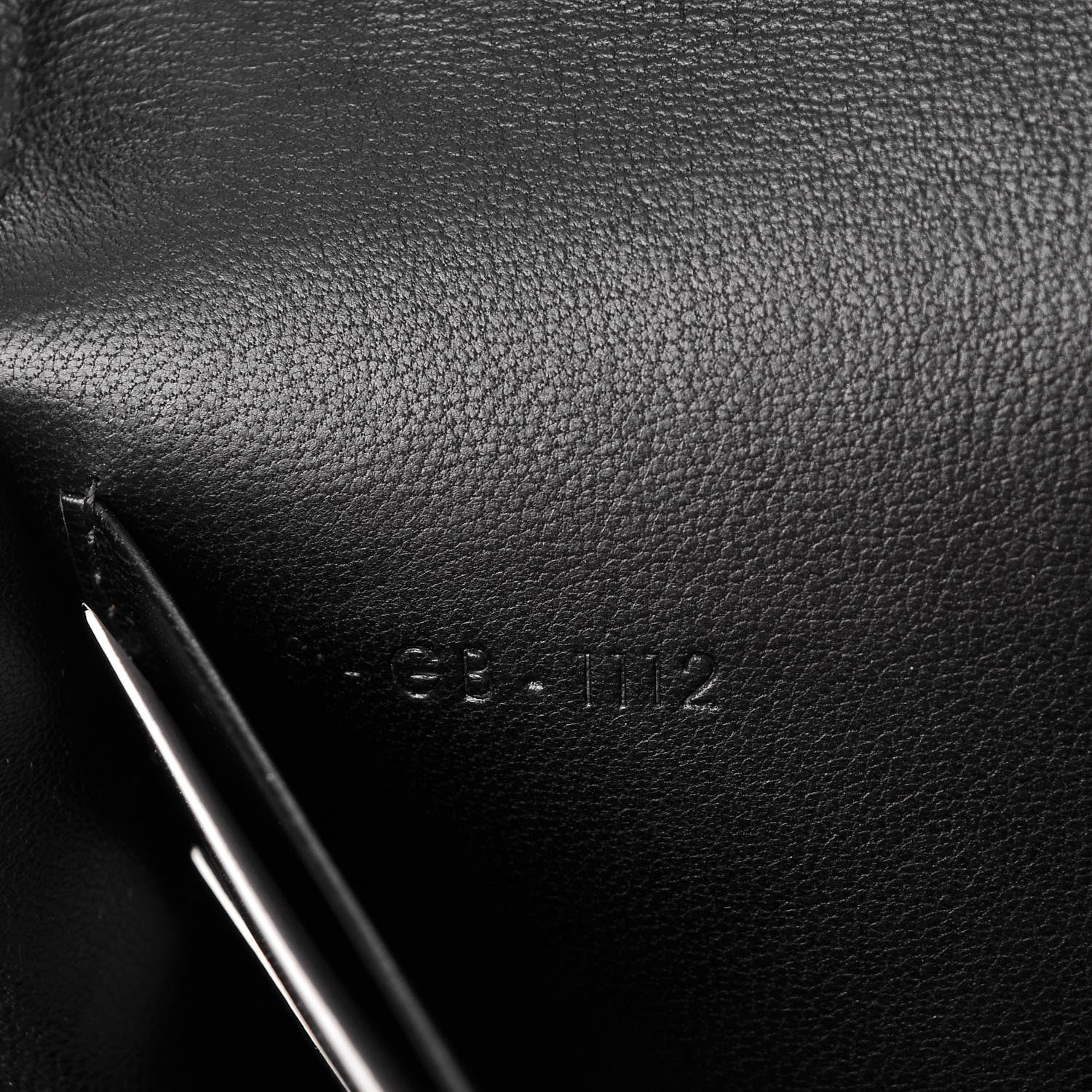 Celine Pony Hair Calfskin Diamond Clutch Wallet White 7 of 9