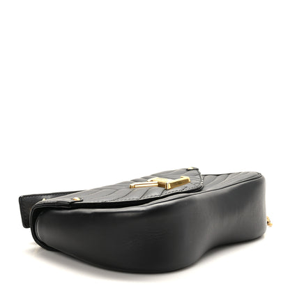 Louis Vuitton Calfskin New Wave Chain MM Black 4 of 8