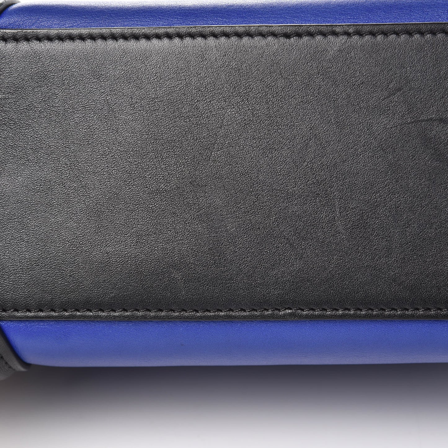 Smooth Calfskin Nano Tri-Color Luggage Indigo