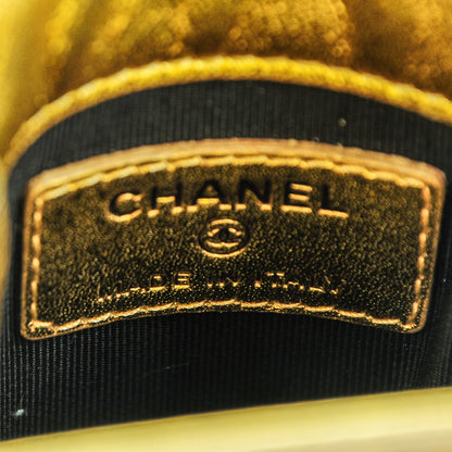Chanel Patent Crossbody CC Phone Holder Gold 6 of 7