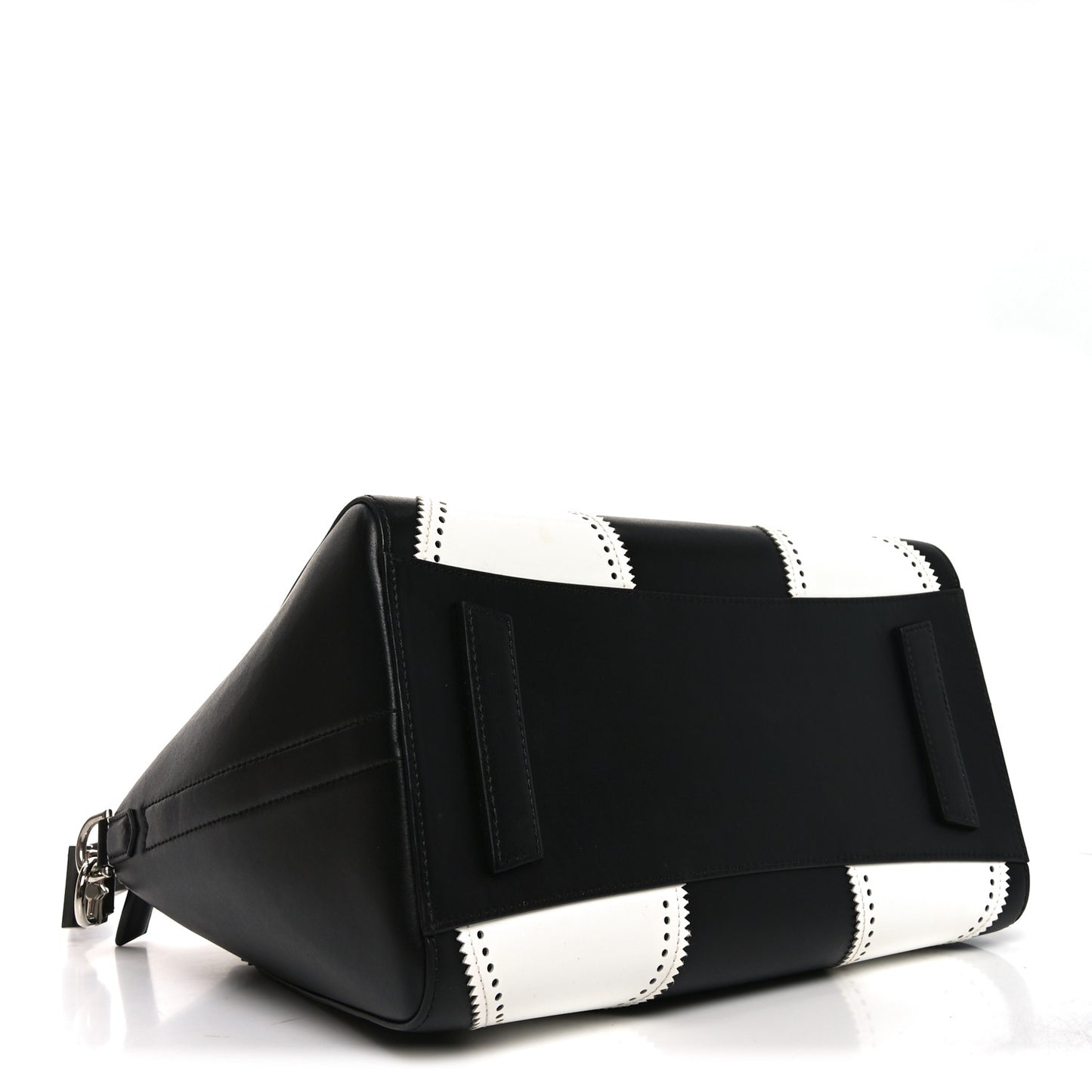 Calfskin Brogue Medium Antigona Black White