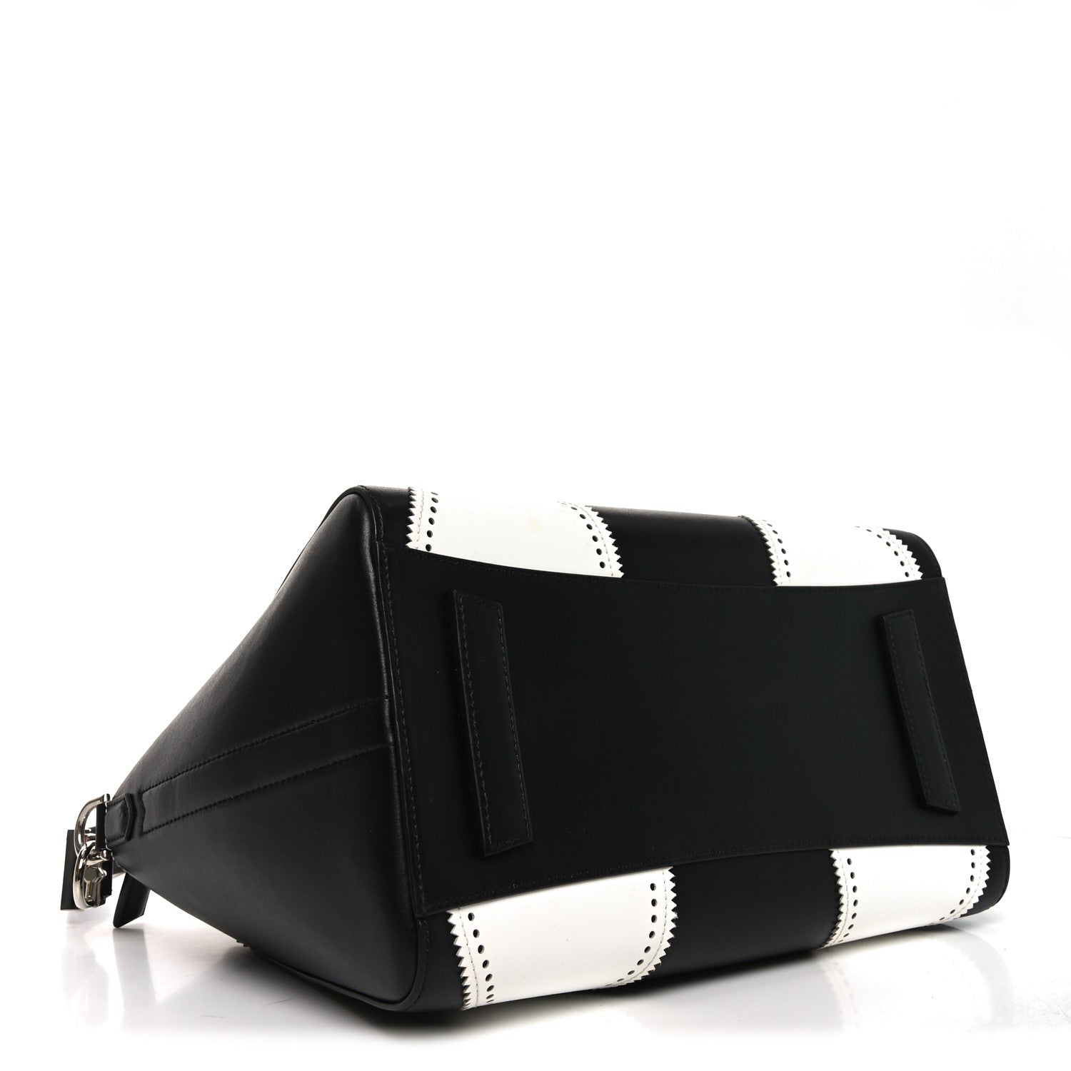 Givenchy Calfskin Brogue Medium Antigona Black White 4 of 10