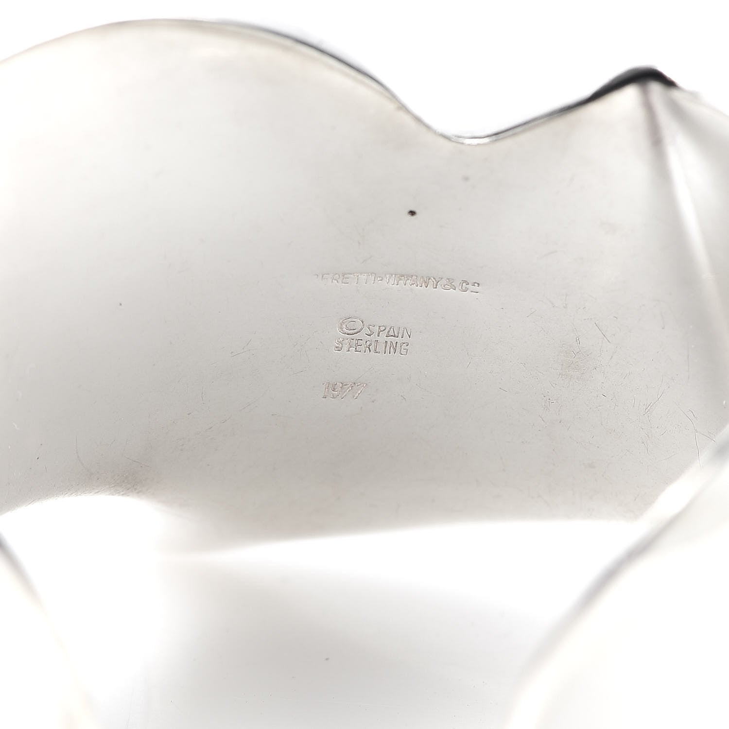Tiffany Sterling Silver Elsa Peretti Wing Cuff Bracelet 5 of 5