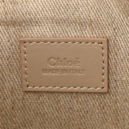 Chloe Linen Woody Belt Bag Blush Beige 6 of 11