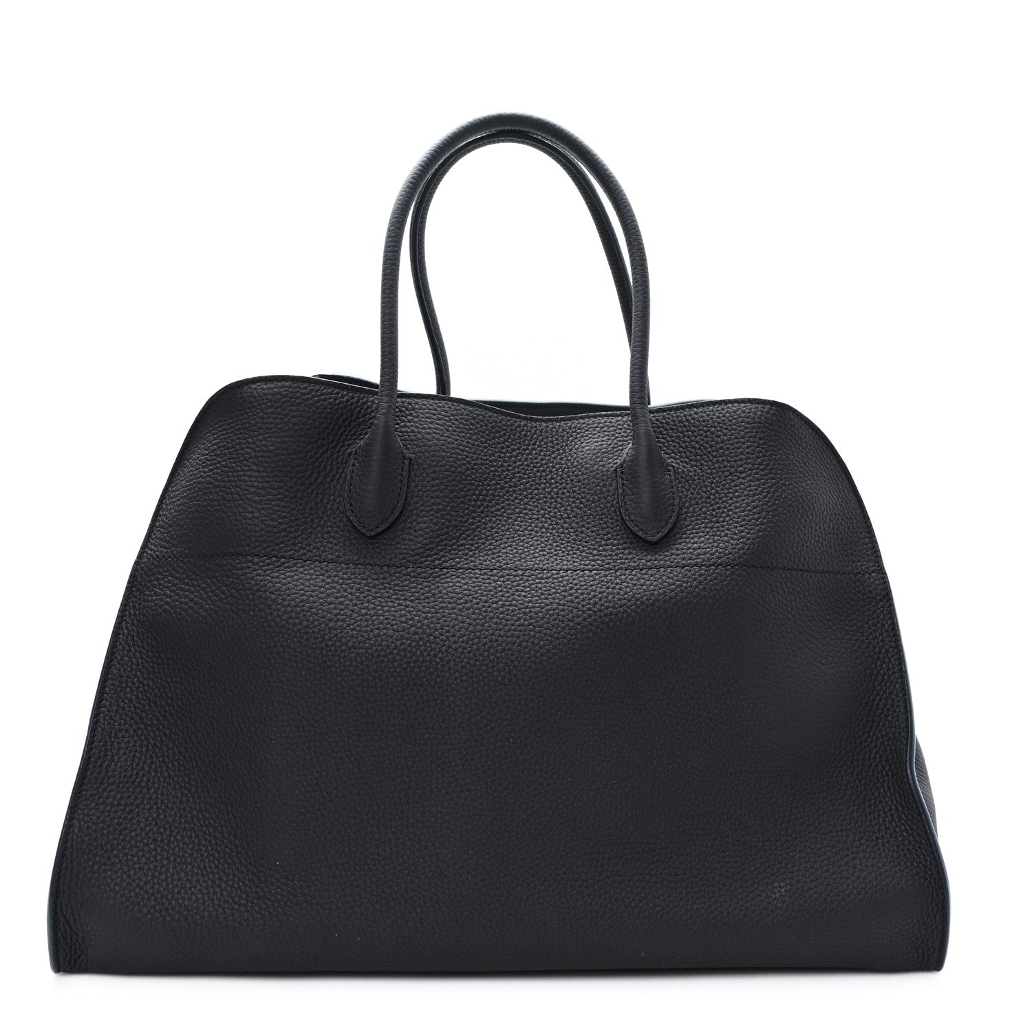 The Row Grained Calfskin Soft Margaux 17 Midnight 1 of 10