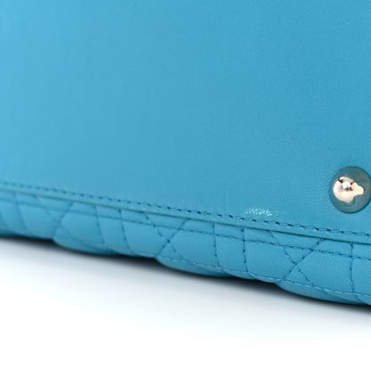 Christian Dior Lambskin Cannage Large Lady Dior Turquoise 19 of 21